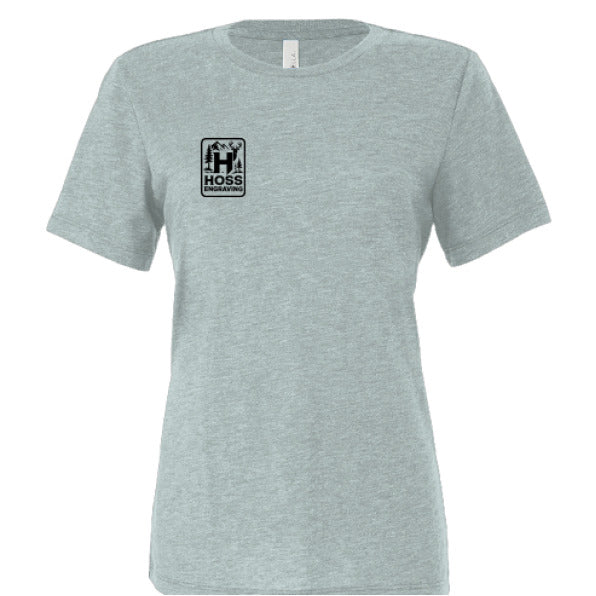 Dusty Blue Triblend - FRONT