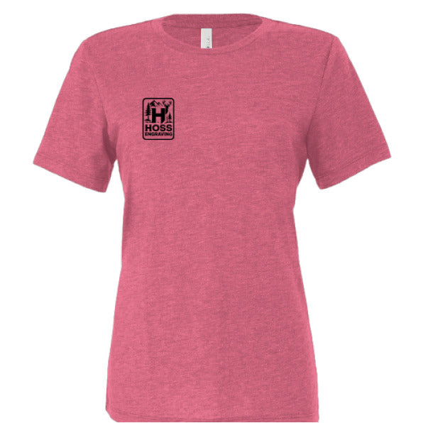 Char Pink Triblend - FRONT