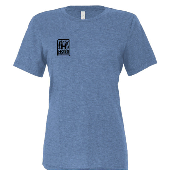 Blue Triblend - FRONT
